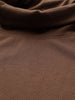 Men's Brown Relaxed Fit Textured Casual Sweatshirt