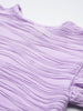 Women Regular Fit Purple Half Sleeves Dress