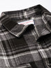 Men's Black Slim Fit Checked Casual Shirt