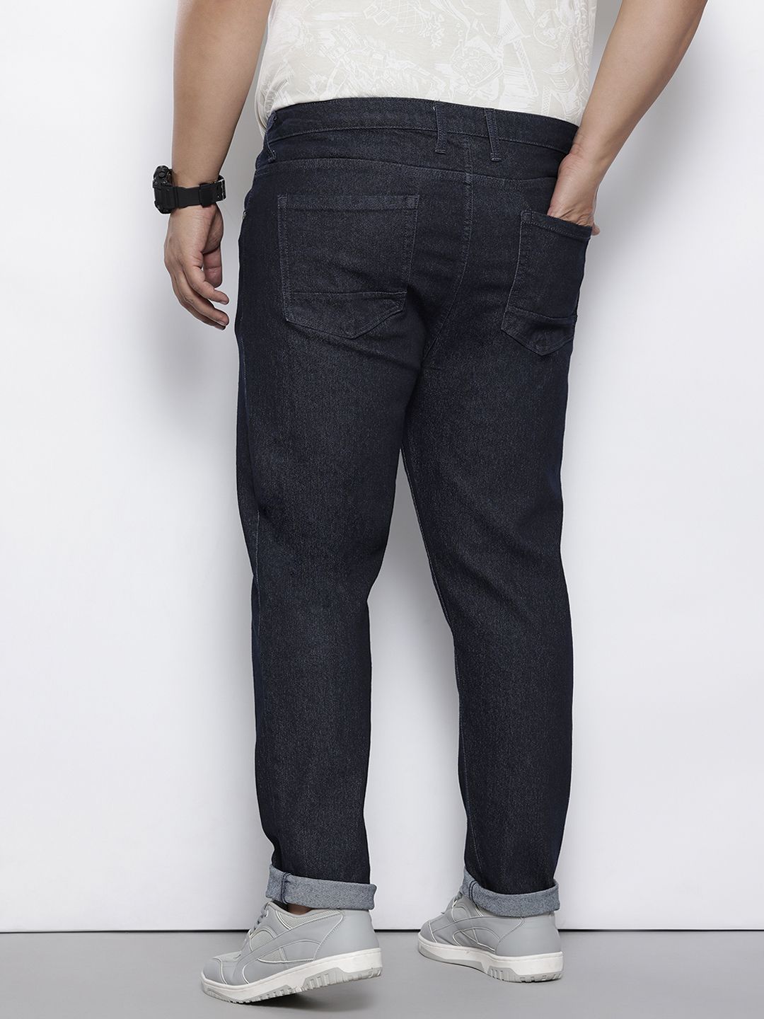 Men's Blue Slim Fit Casual Jeans