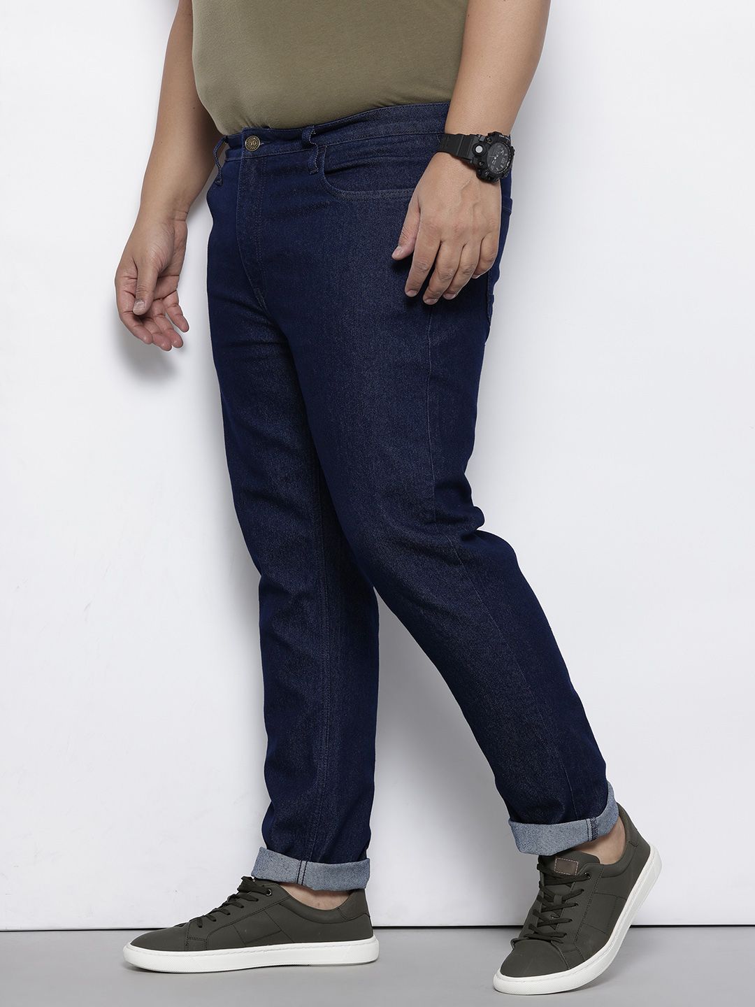 Men's Blue Slim Fit Casual Jeans
