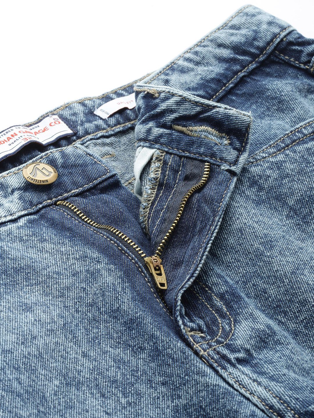 Men's Regular Fit Blue Jeans