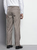 Men's Grey Relaxed Fit Formal Trousers