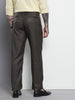 Men's Black Relaxed Fit Formal Trousers