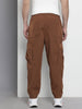 Men's Pink Loose Fit Utility Cargo