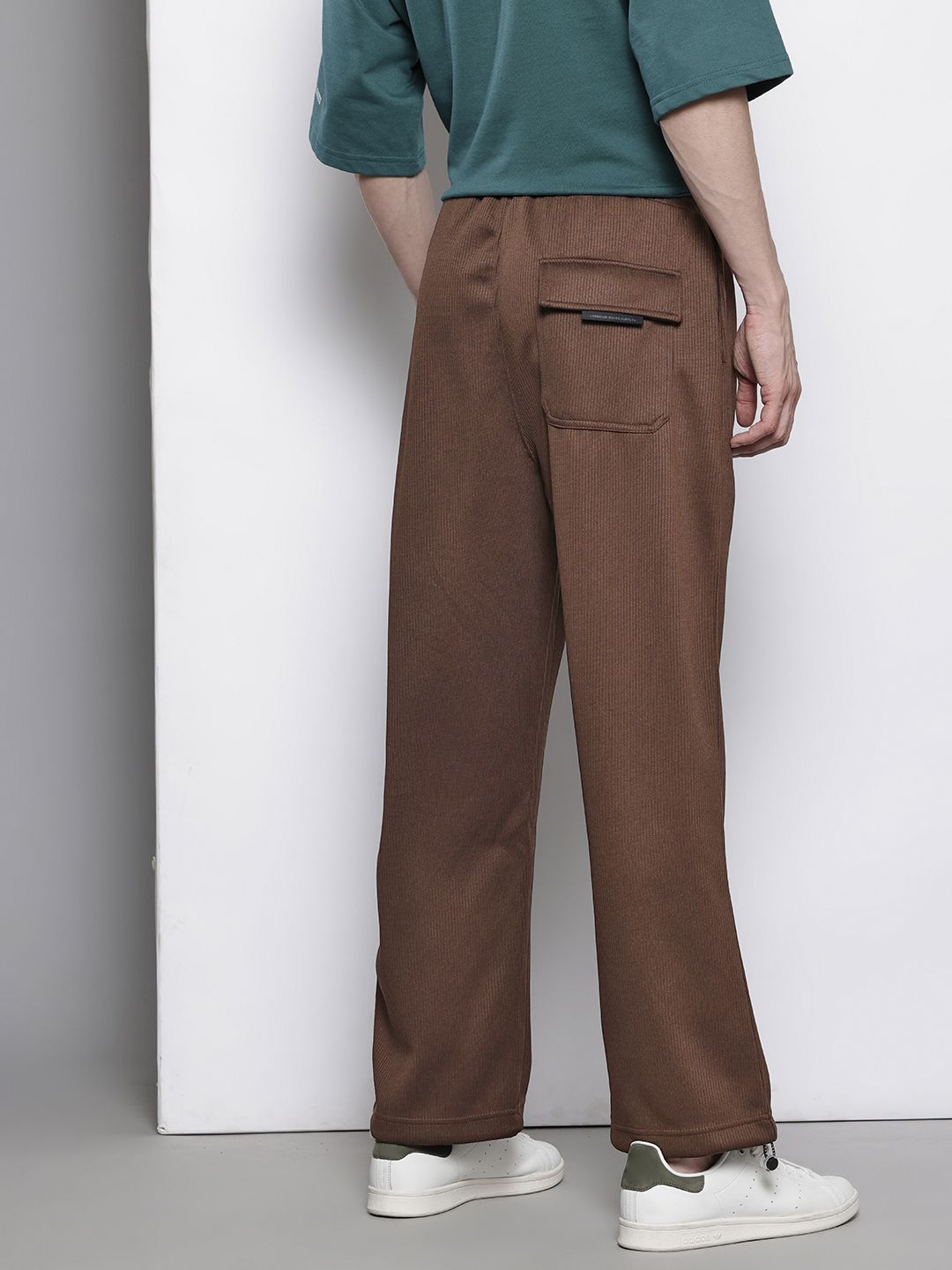 Men's Pink Relaxed Fit Street Joggers