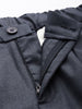 Men's Navy Blue Relaxed Fit Formal Trousers