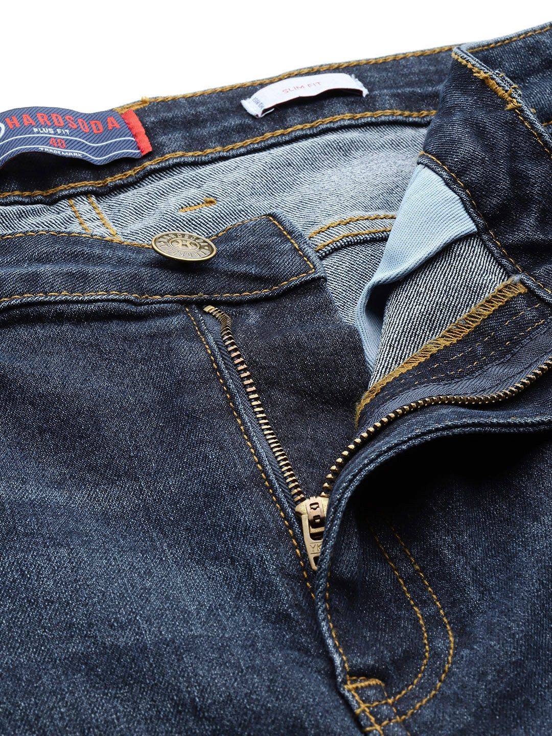 Men's Blue Slim Fit Casual Jeans