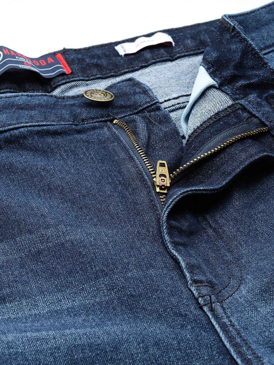 Men's Blue Slim Fit Casual Jeans