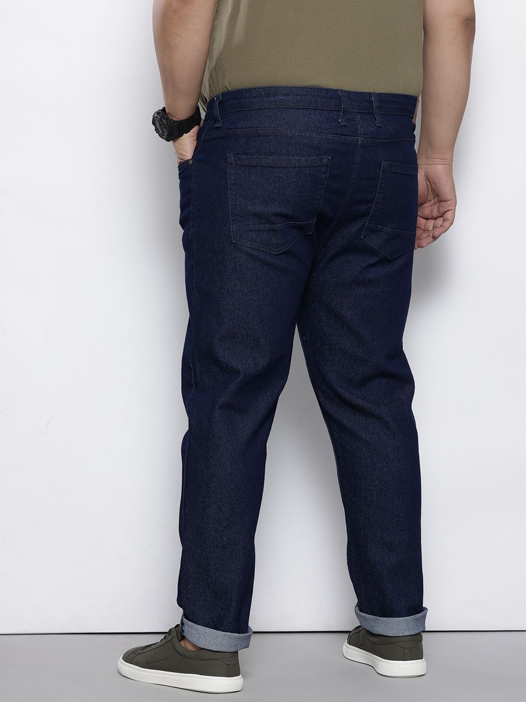 Men's Blue Slim Fit Casual Jeans
