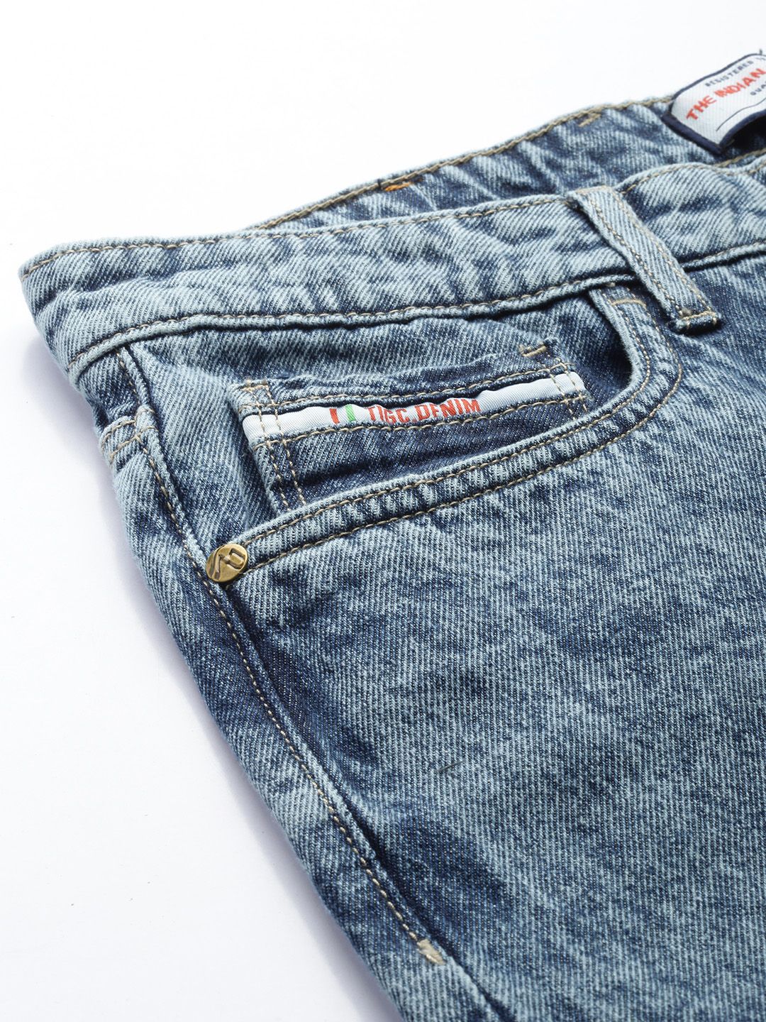Men's Regular Fit Blue Jeans