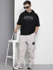 Men's Grey Loose Fit Utility Cargo