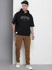Men's Brown Slim Fit Casual Jeans