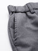 Men's Grey Relaxed Fit Formal Trousers