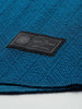 Men's Blue Regular Fit Textured Hooded T-Shirt