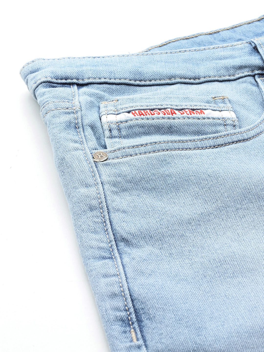 Men's Blue Carrot Fit Casual Jeans