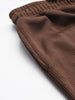 Men's Pink Relaxed Fit Street Joggers