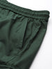 Men's Green Loose Fit Elevated Utility Shorts