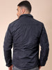 Men's Navy Slim Fit Solid Casual Jackets