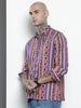 Men's Multicolor Relaxed Fit Aztec Resort Wear Shirt