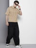Men's Black Regular Fit Street Jeans