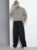 Men's Black Regular Fit Utility Jeans