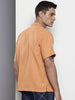 Men's Yellow Relaxed Fit Solid Resort Wear Shirt