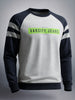 Men's Grey Melange Slim Fit Solid Casual Sweat Shirt