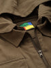Men's Olive Oversized Fit Solid Korean Street Shirt