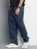Men's Blue Loose Fit Street Jeans