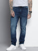 Men's Blue Regular Fit Casual Jeans