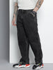 Men's Grey Relaxed Fit Utility Jeans