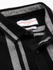Men's Black Regular Fit Printed Casual Shirt