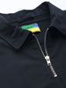 Men's Navy Blue Regular Fit Graphic Printed Street Wear Shirt