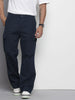 Men's Navy Relaxed Fit Utility Cargo