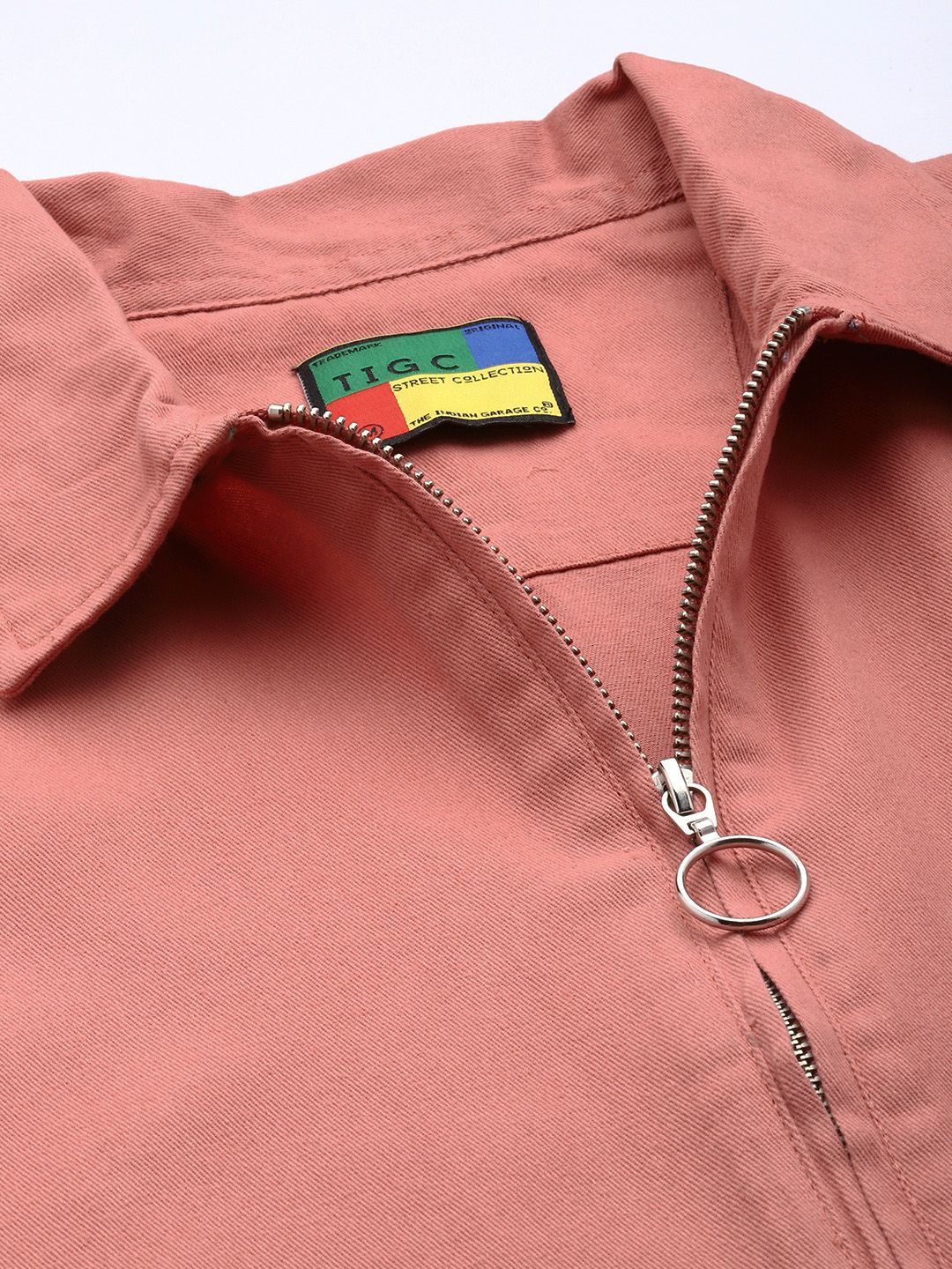 Men's Pink Oversized Solid Street Wear Shirt