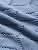 Men's Lavender Oversized Fit Textured Flat Knit T-Shirt