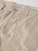 Men's Beige Relaxed Fit Solid Utility Cargo