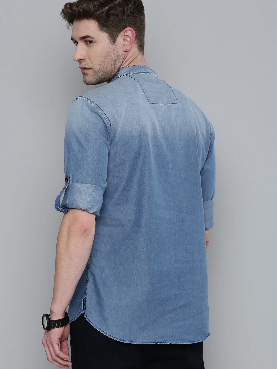 Men's Denim Kurta