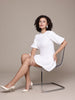Freehand Women Relaxed Fit Textured Tiered Dress