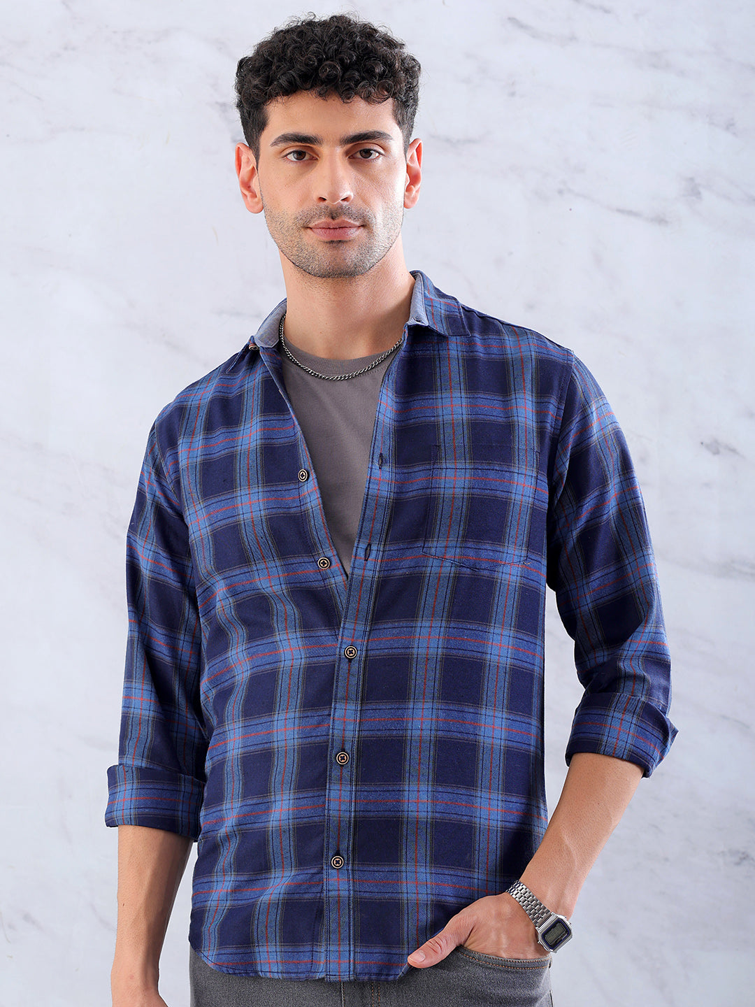 Men's Checked Shirt