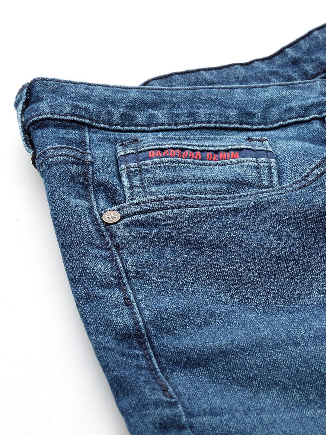 Men's Blue Slim Fit Casual Jeans