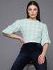 Freehand by The Indian Garage Co Women Fitted Textured Regular Top