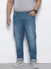 Men's Blue Slim Fit Casual Jeans