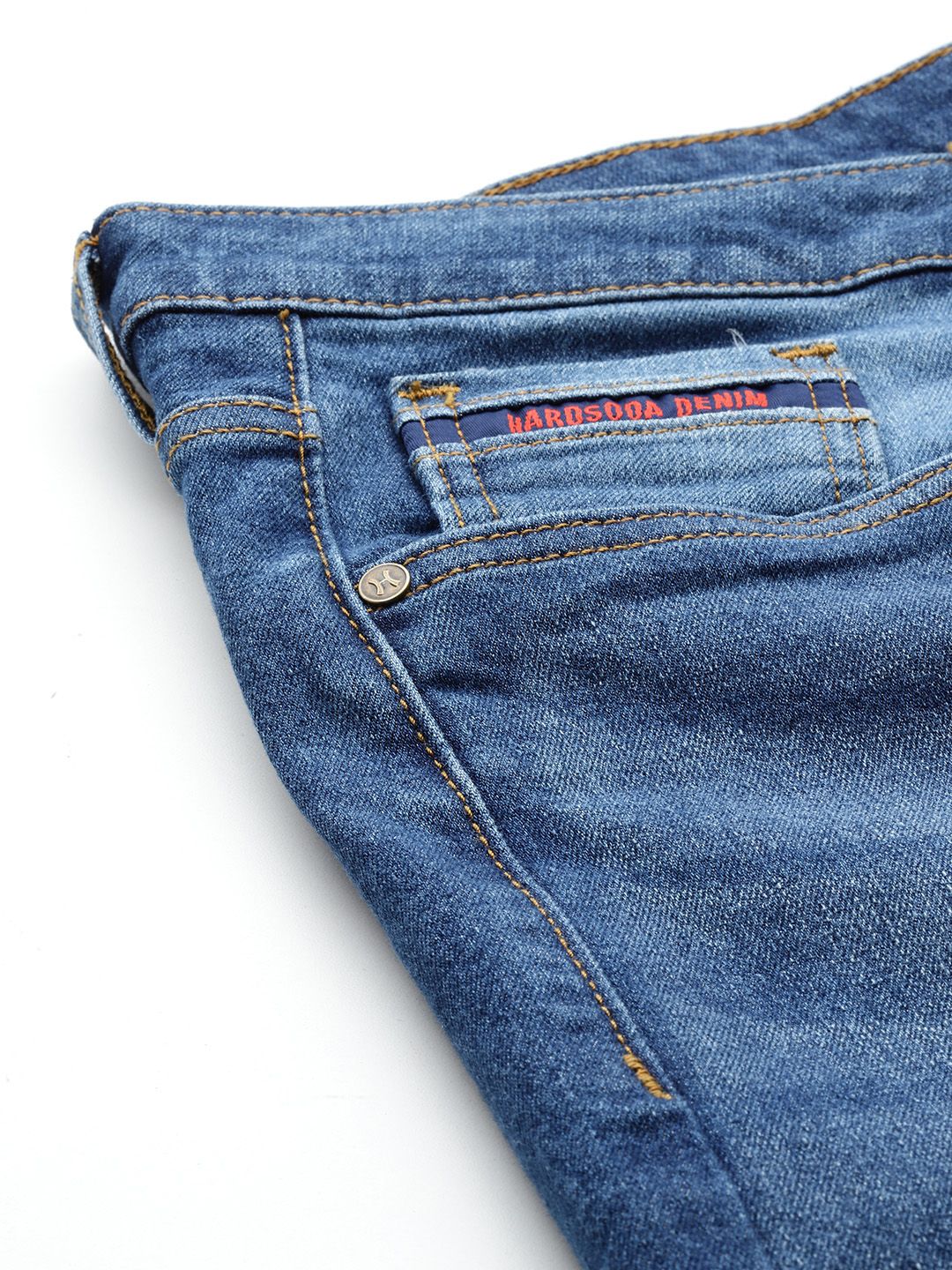 Men's Blue Slim Fit Casual Jeans