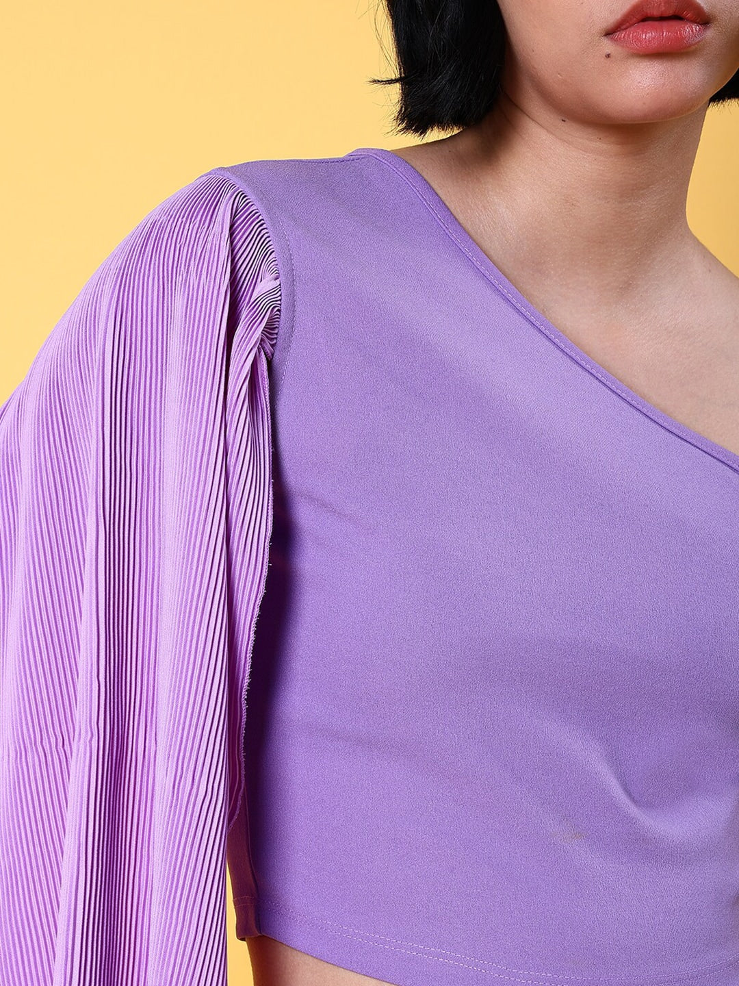 Women Fitted One Shoulder Top