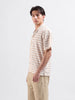 Men's Beige Relaxed Fit Solid Resort Wear Shirt