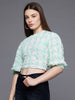 Freehand by The Indian Garage Co Women Fitted Textured Regular Top
