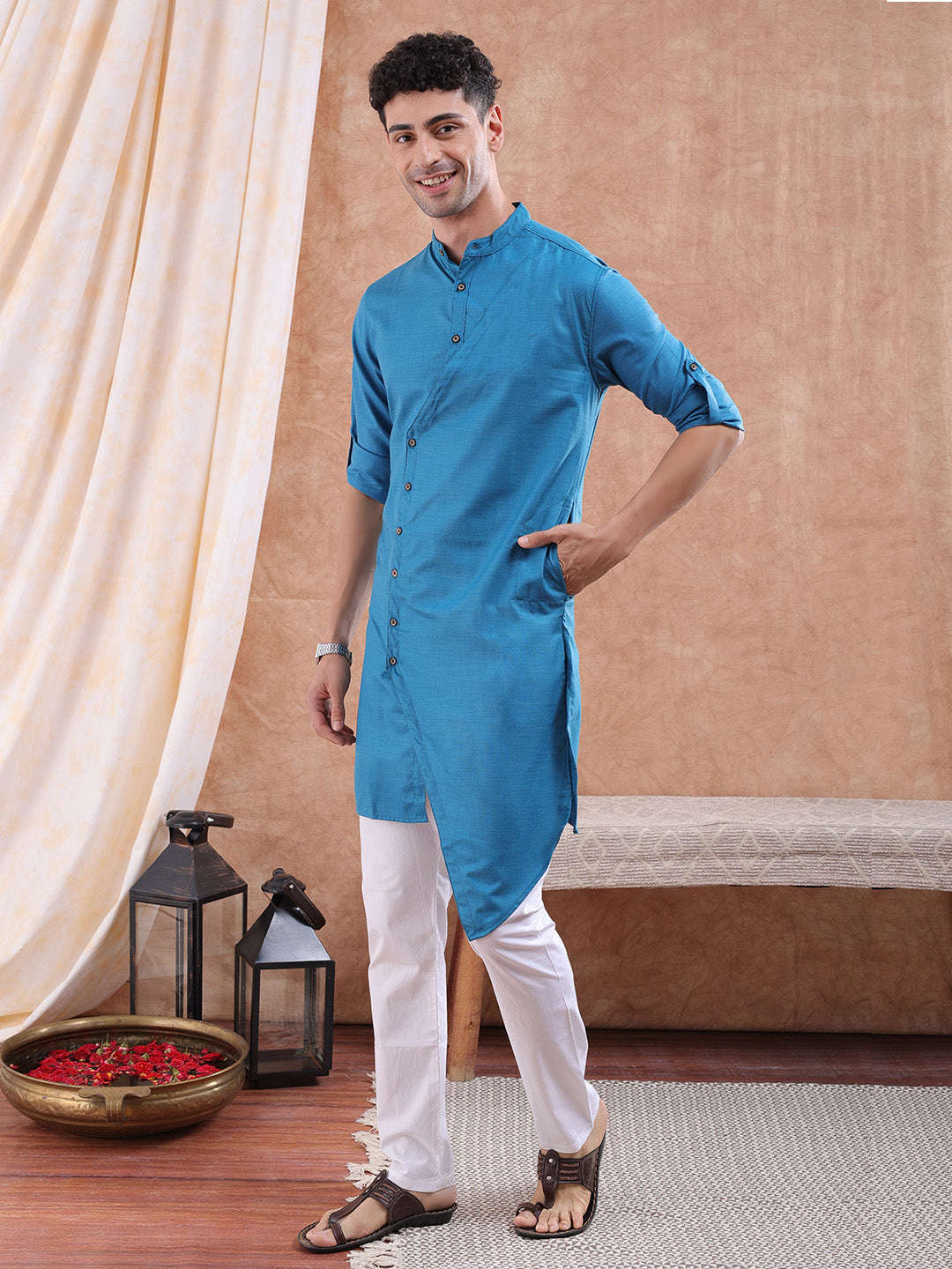 Shop Men Long Trail Kurta Online.