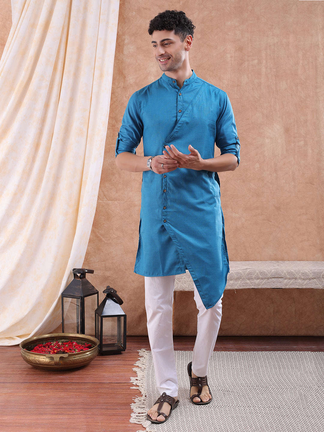 Shop Men Long Trail Kurta Online.